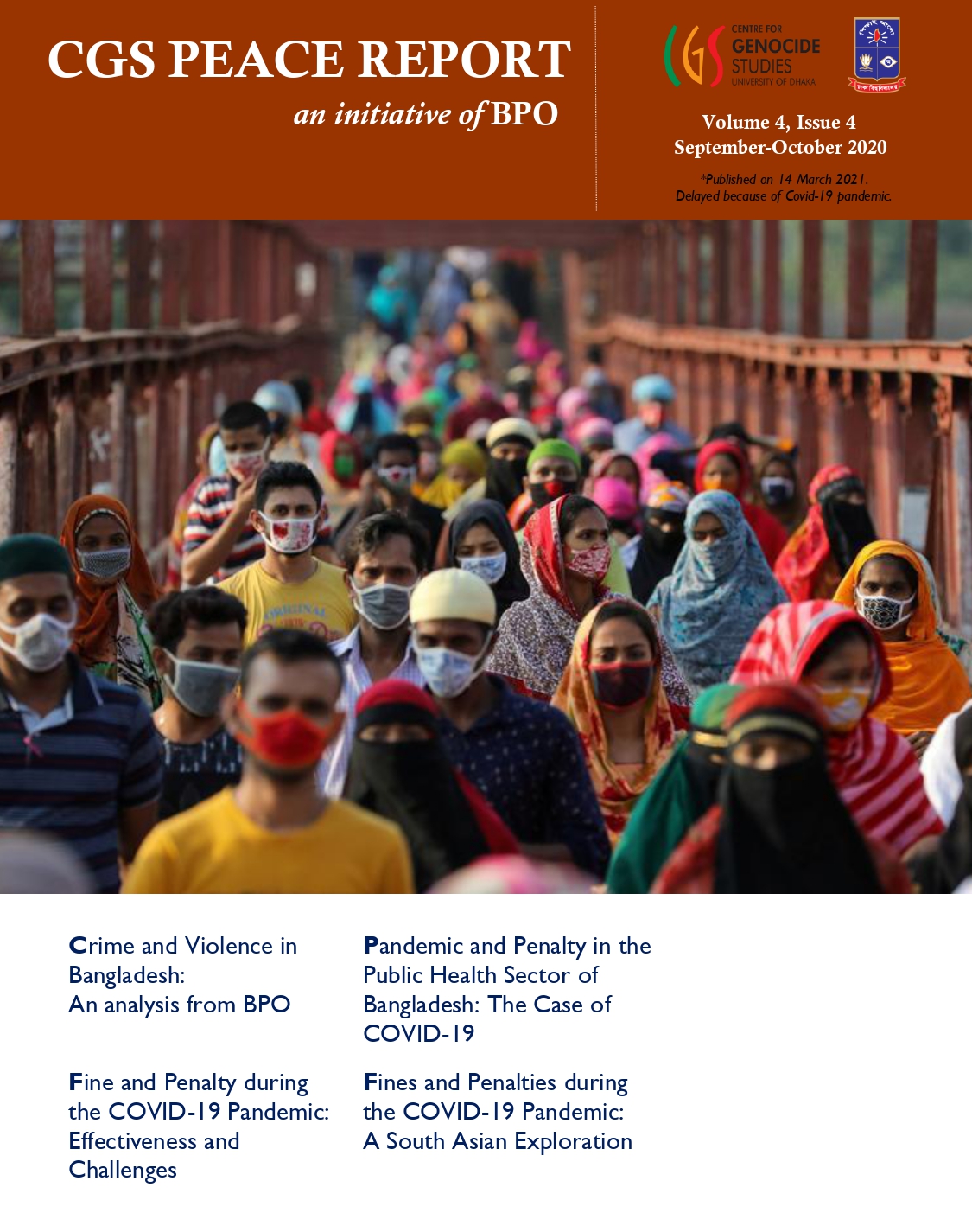 CGS Peace Report Volume 4, Issue 4